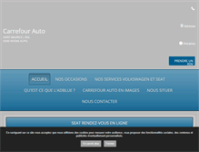 Tablet Screenshot of carrefourauto.fr